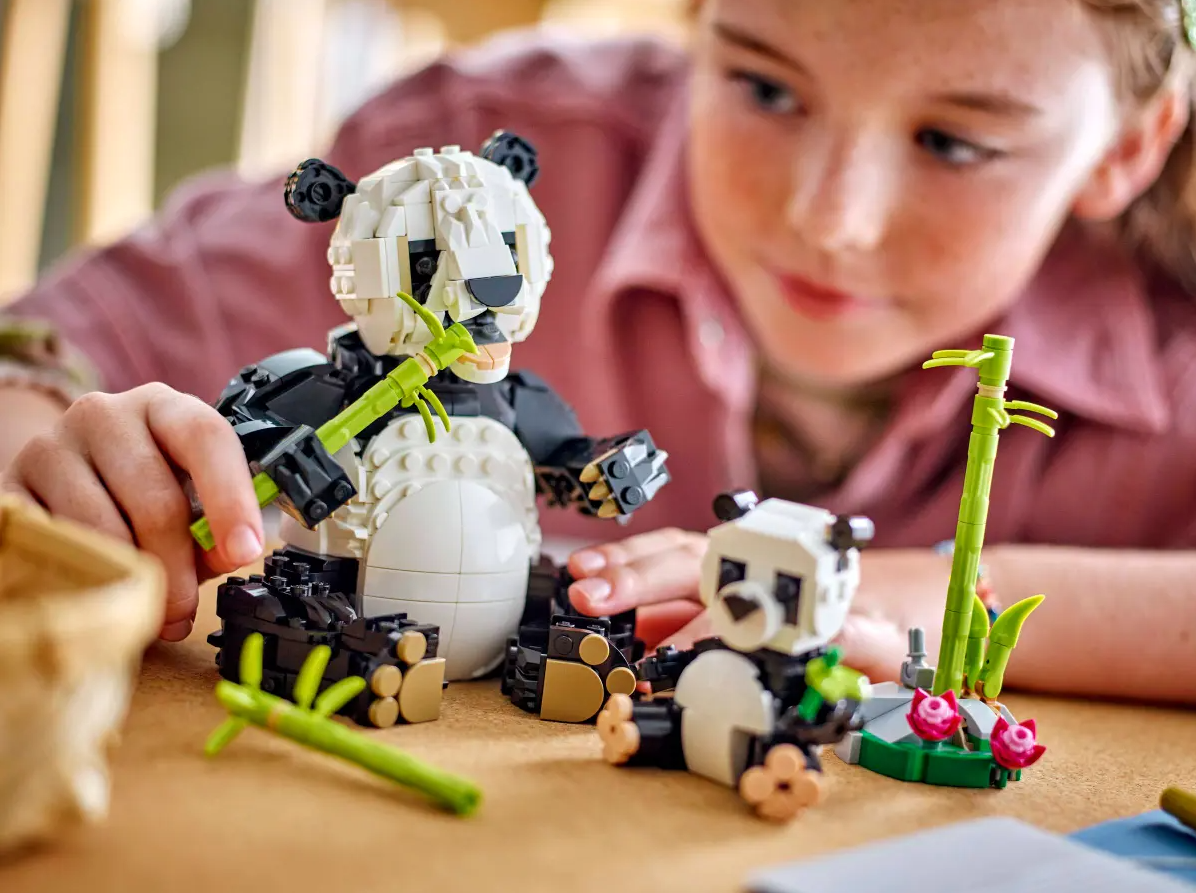 PANDA FAMILY WILD ANIMALS CREATOR LEGO