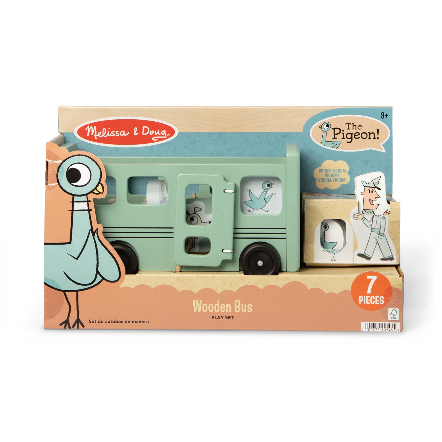 WOODEN BUS PIGEON MO WILLEMS
