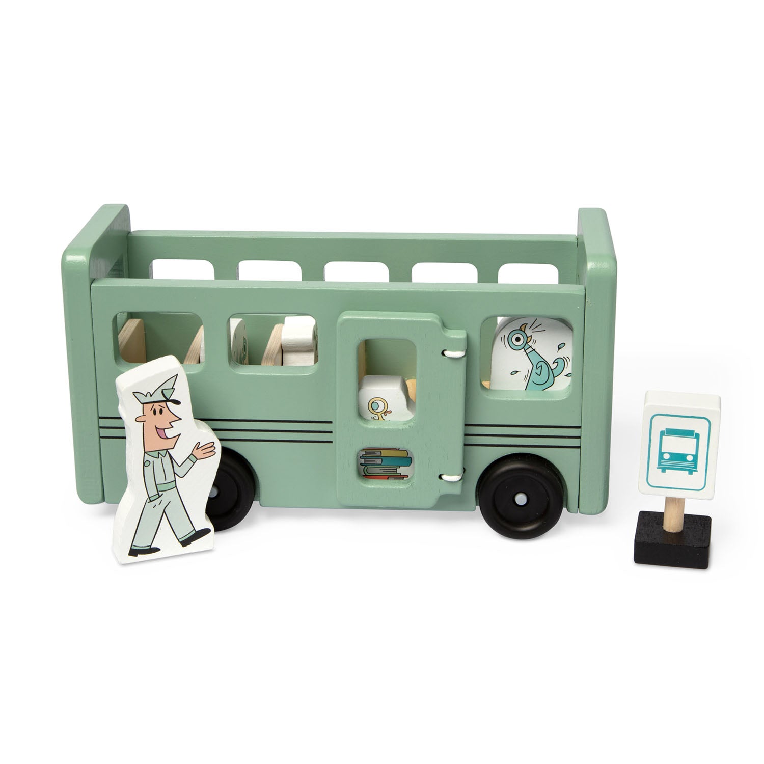 WOODEN BUS PIGEON MO WILLEMS