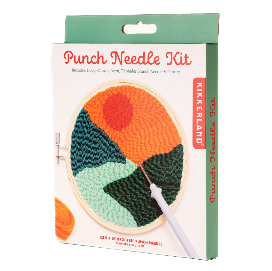 PUNCH NEEDLE LANDSCAPE KIT