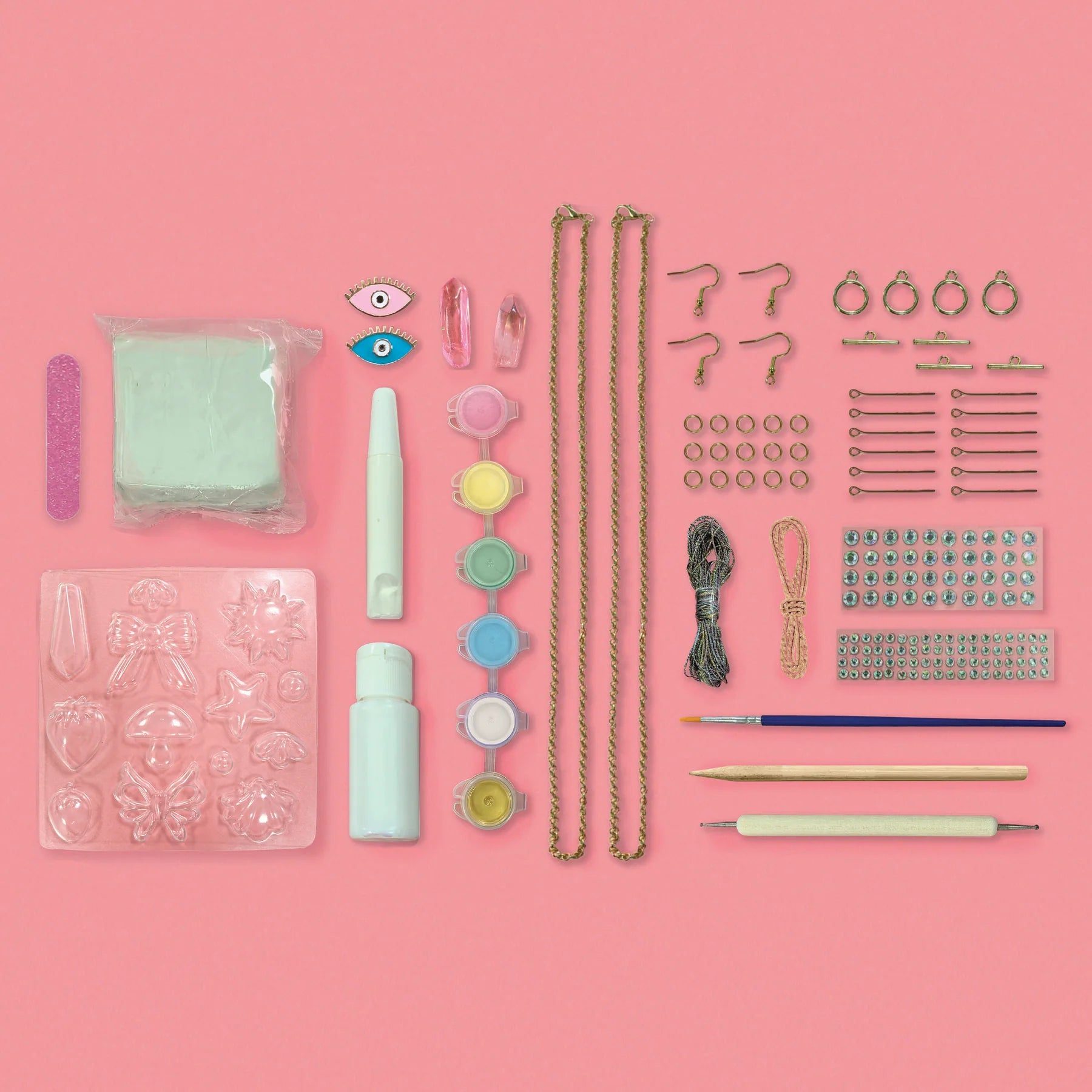 SCULPT CLAY CHARM JEWELRY DIY KIT