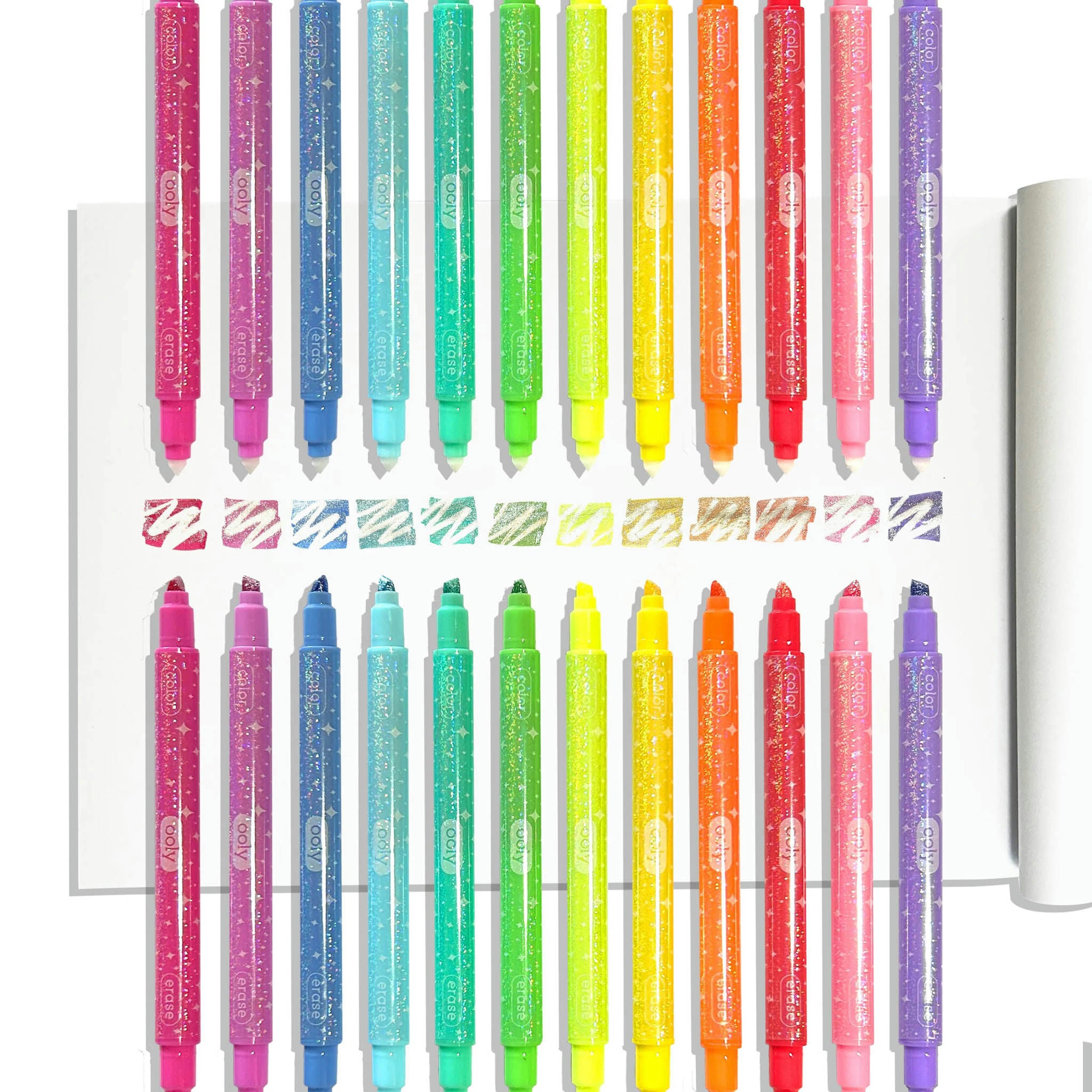 MARKERS MAKE NO MISTAKE GLITTERY ERASABLE 12 PK