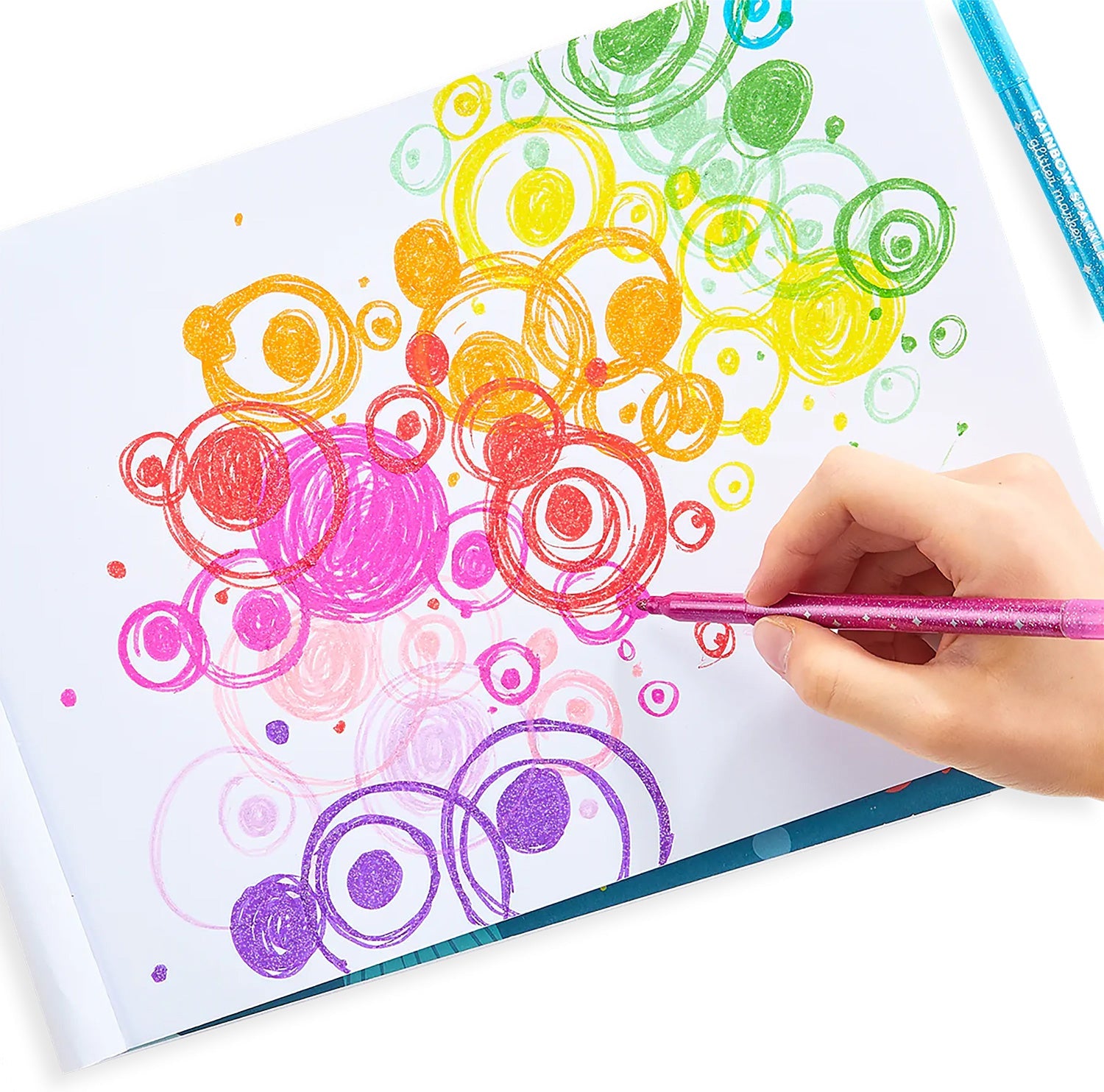 MARKERS GLITTER RAINBOW SPARKLE 15PK