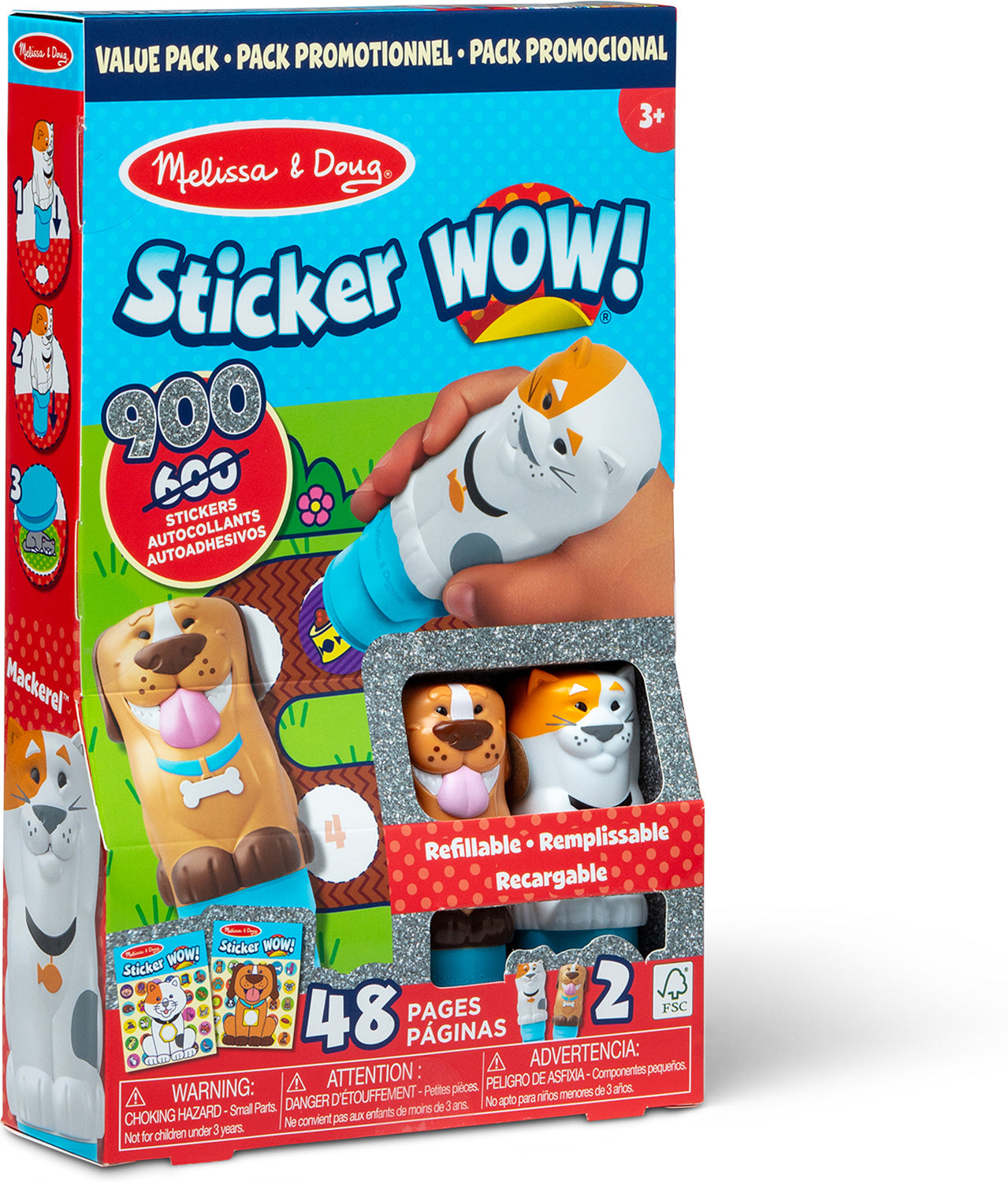 PETS ACTIVITY PAD & STICKER STAMPER