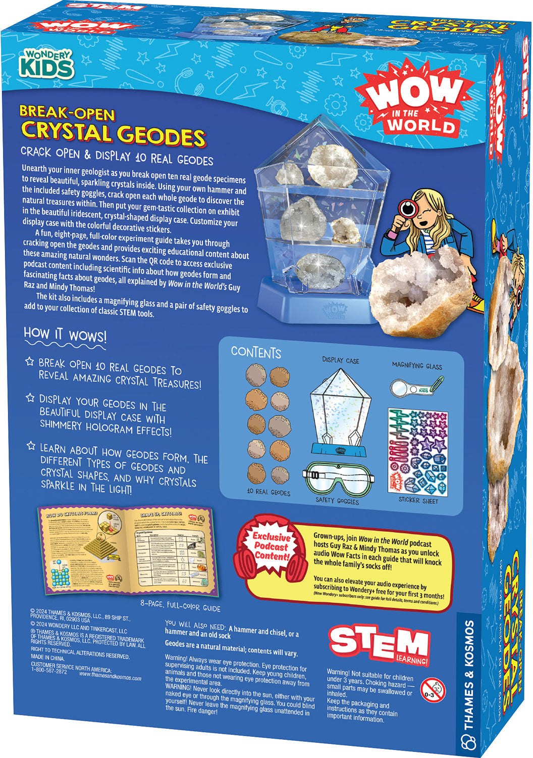 CRYSTAL GEODES BREAK OPEN WONDERY KIDS