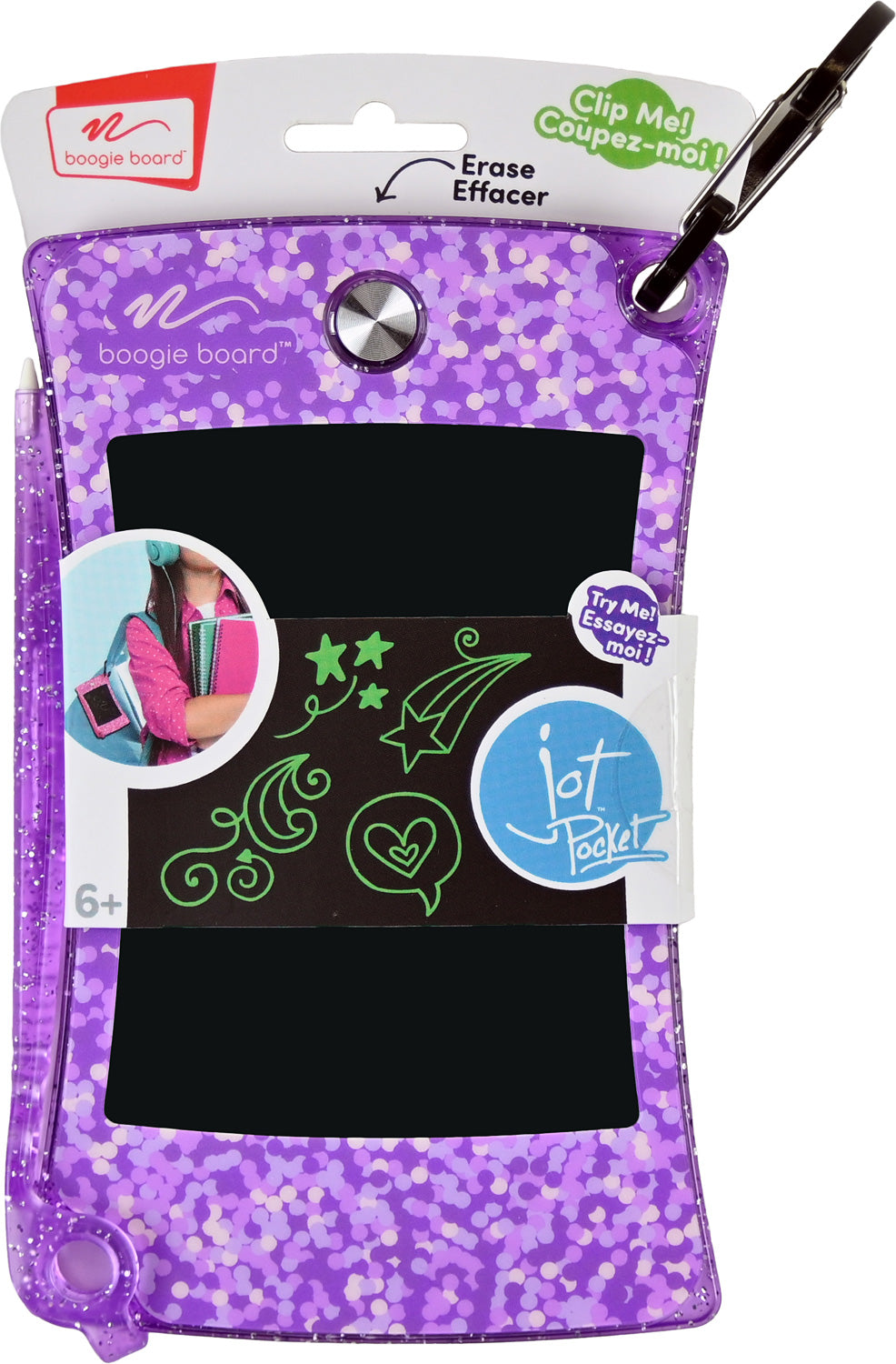 BOOGIE BOARD SHIMMER BLUE JOT POCKET