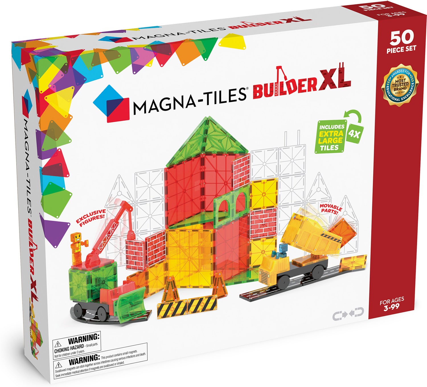 MAGNA TILES BUILDER XL 50 PC SET