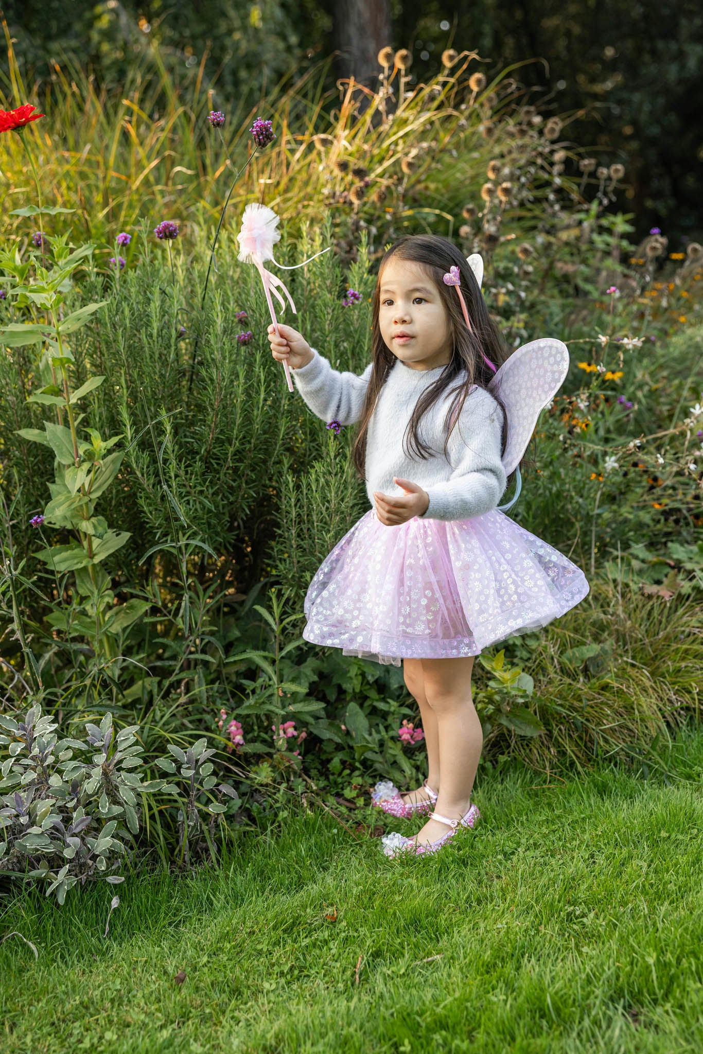 TUTU DAISIES PINK & WINGS & WAND