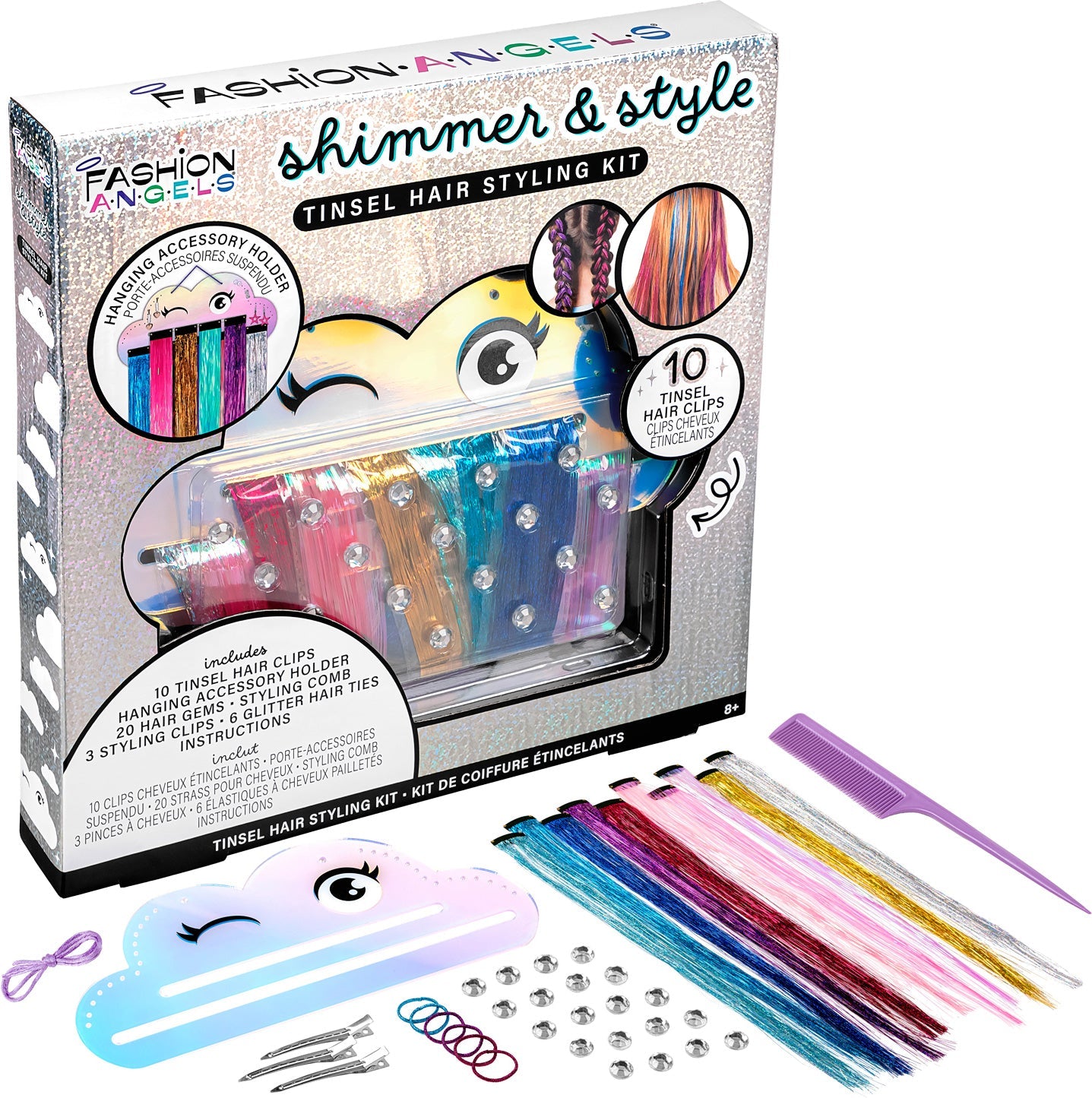 TINSEL HAIR STYLE KIT SHIMMER & SHINE