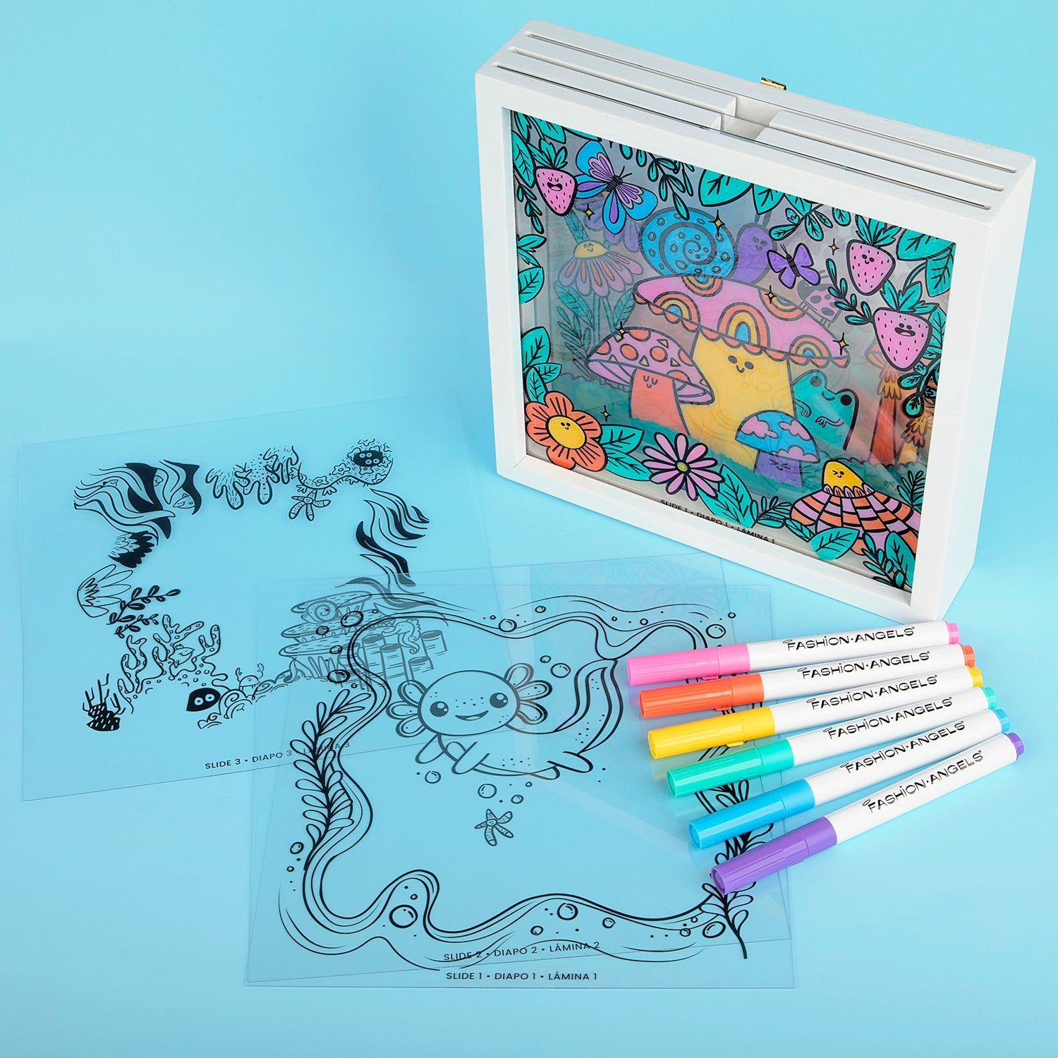 SHADOW BOX SCENE AXOLOTL