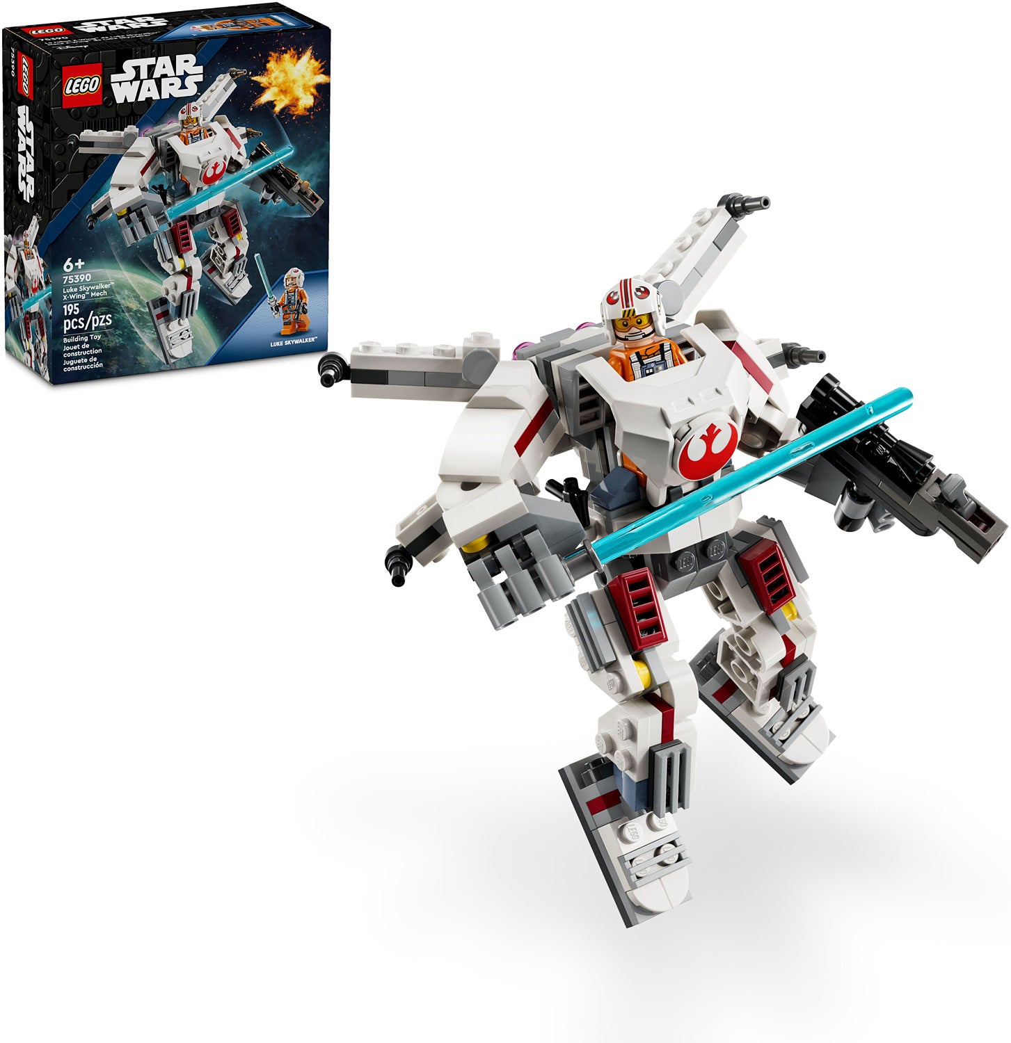 LUKE SKYWALKER X-WING MECH STAR WARS LEGO