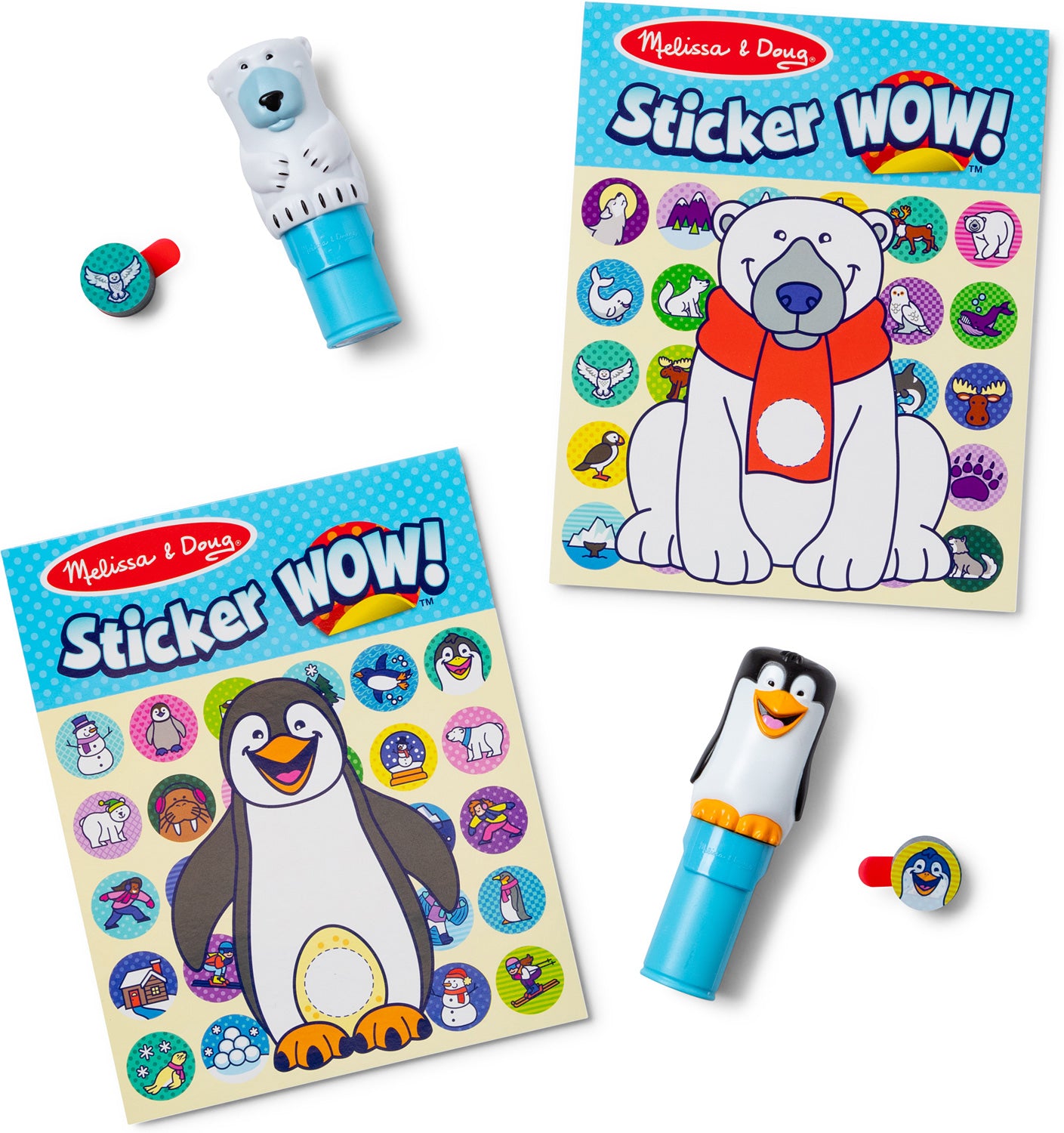 WINTER ACTIVITY PAD & STICKER STAMPER