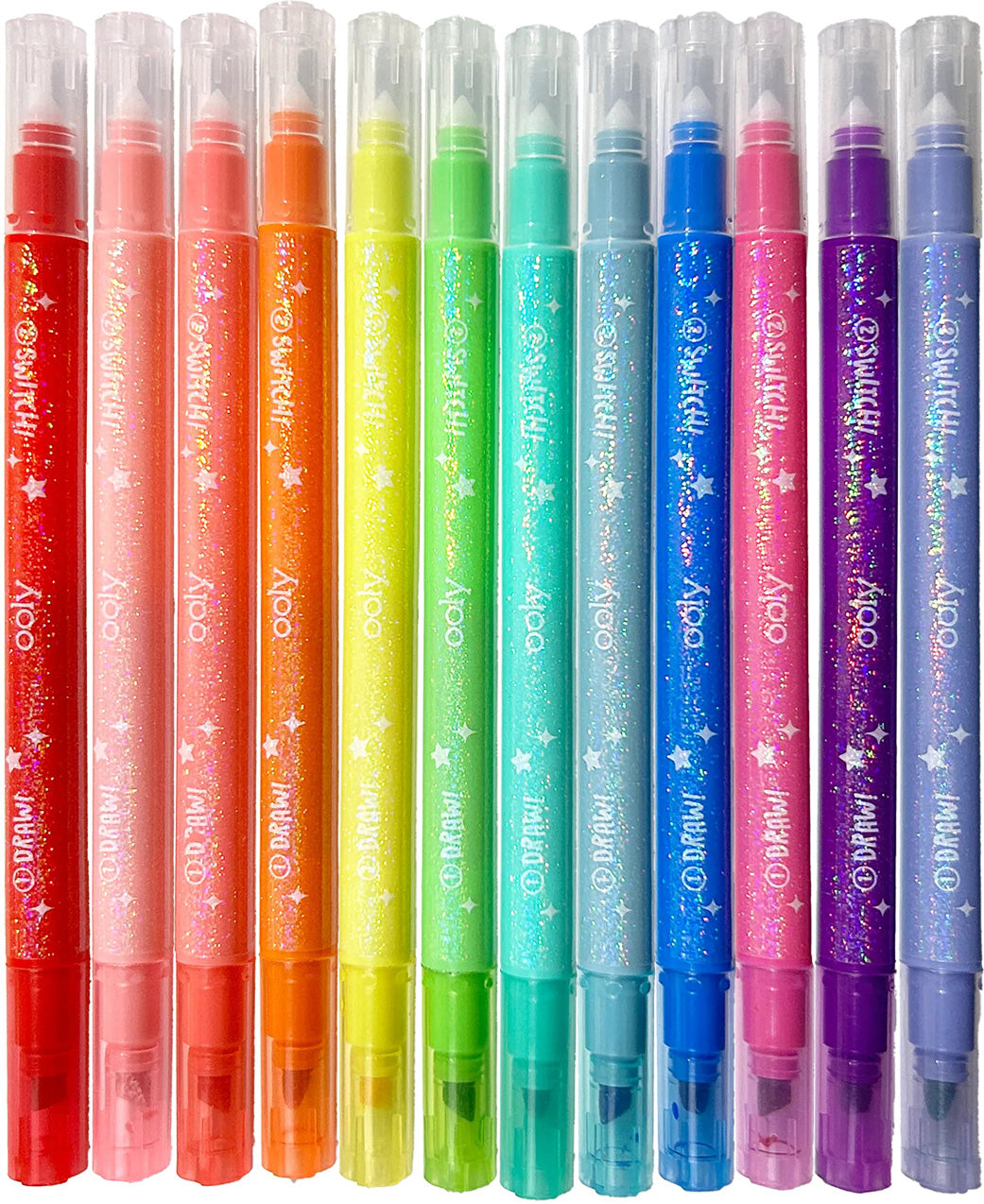 MARKERS SWITCHEROO SPARKLE 12 PK