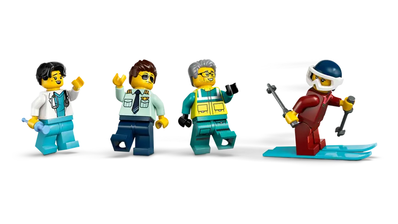 EMERGENCY AIR AMBULANCE AIRPLANE CITY LEGO