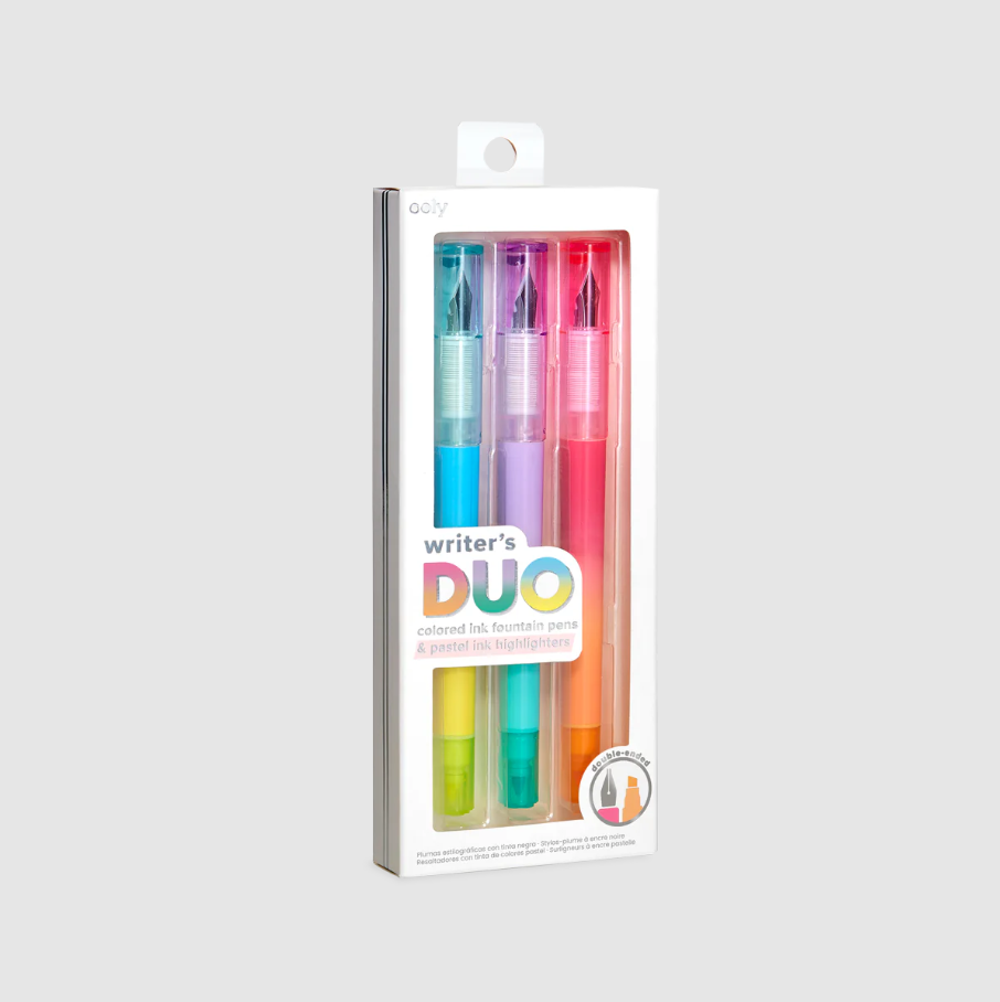WRITER'S DUO FOUNTAIN PEN & HIGHLIGHTER