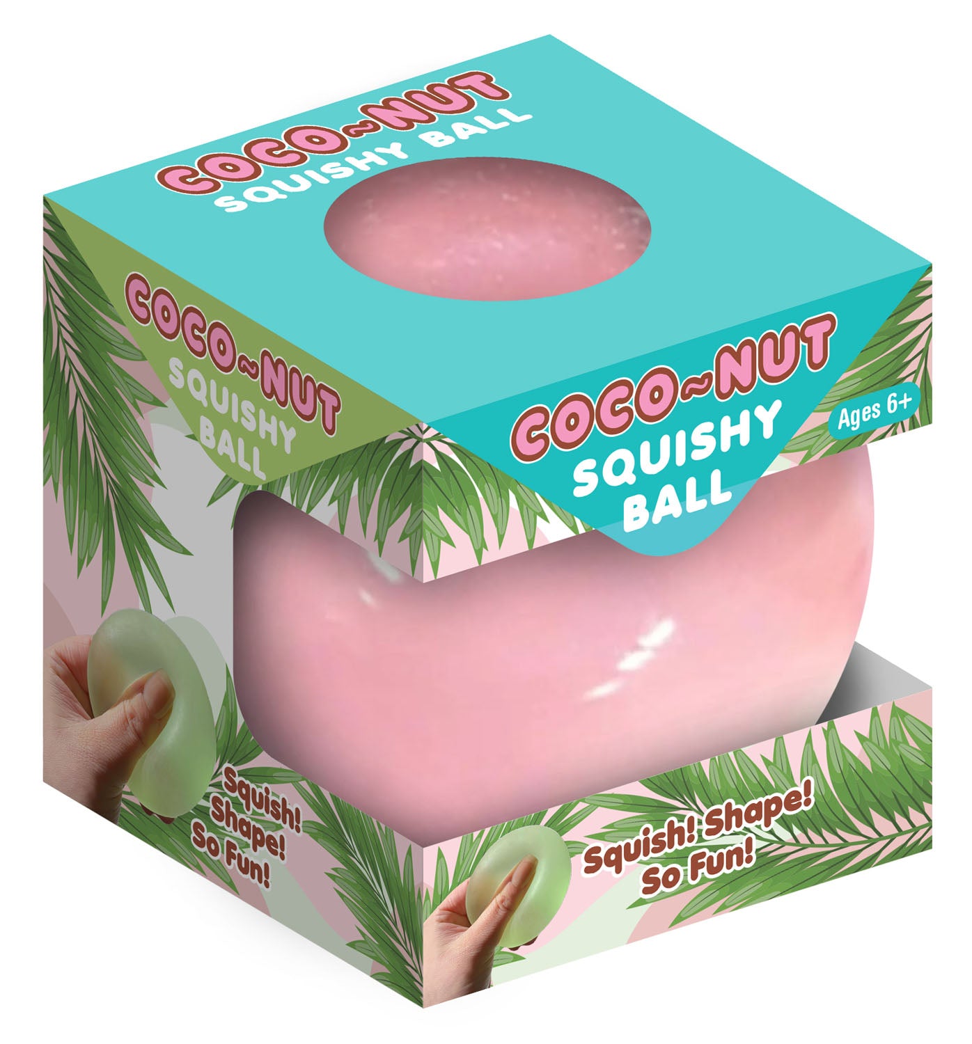 SQUISHY COCONUT STRESS BALL