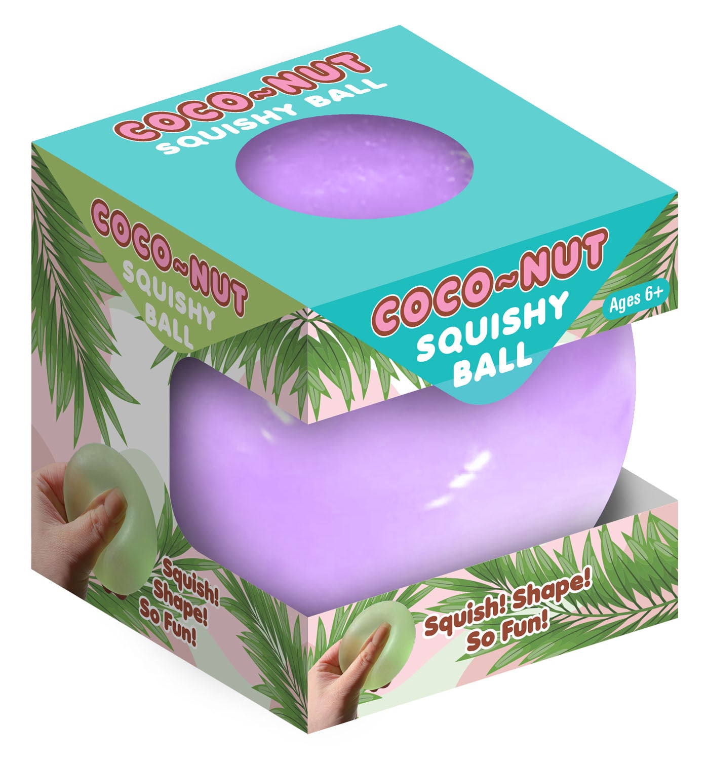SQUISHY COCONUT STRESS BALL
