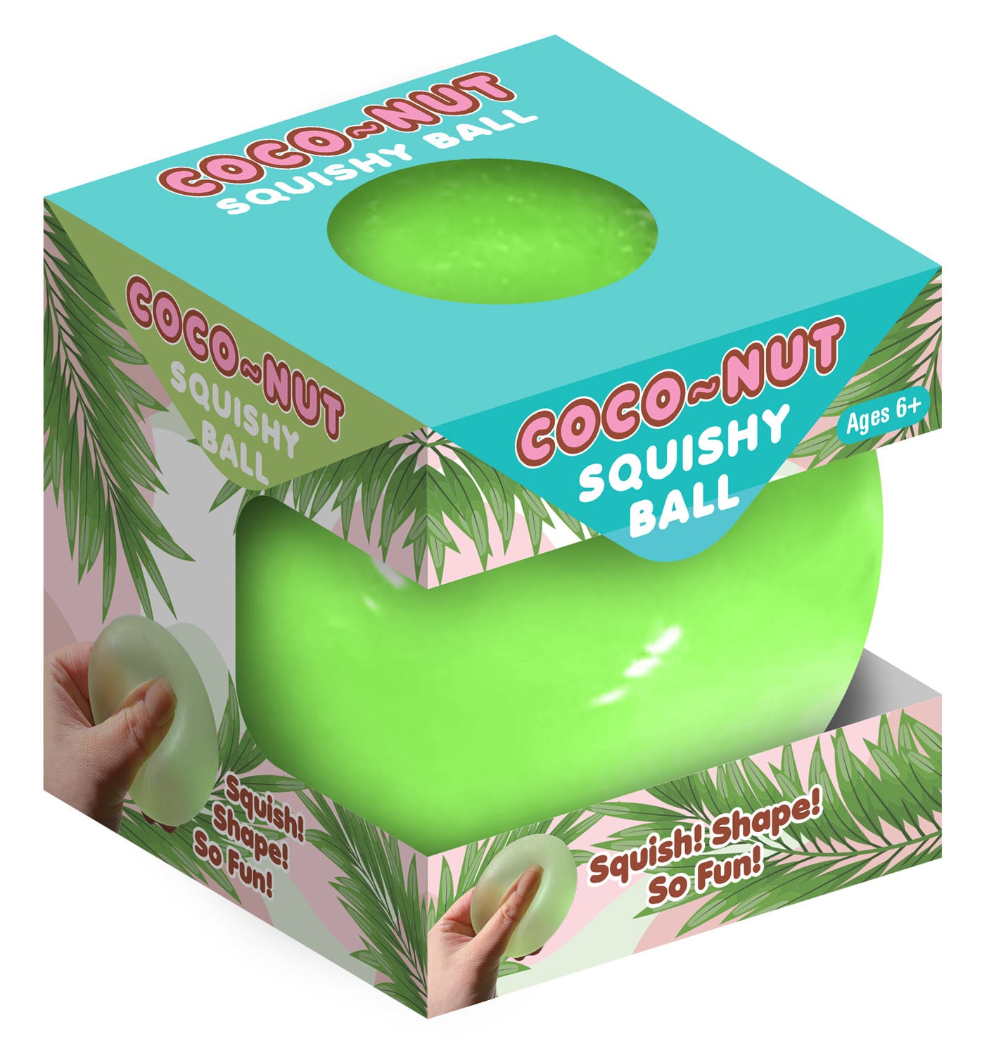 SQUISHY COCONUT STRESS BALL