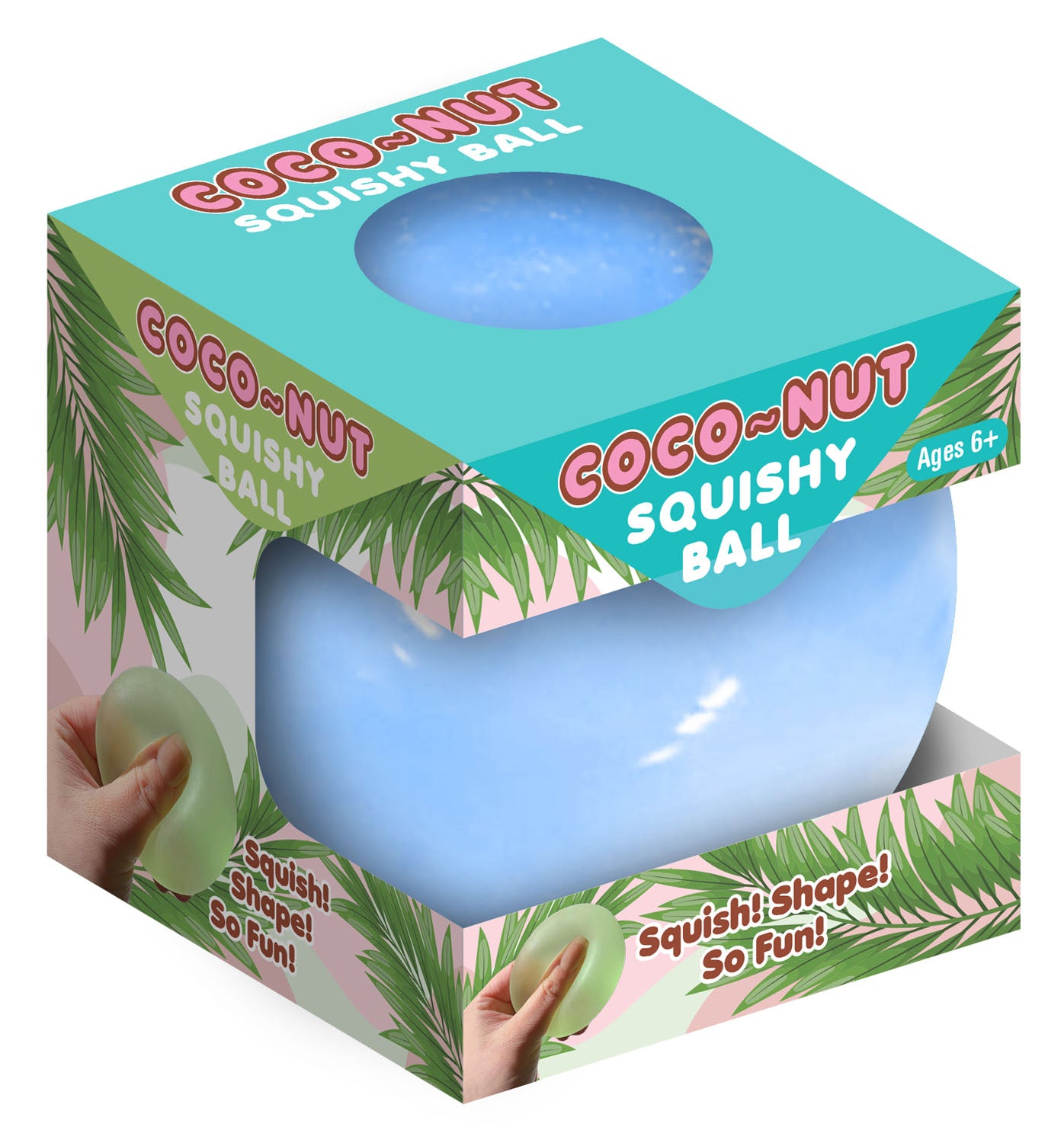 SQUISHY COCONUT STRESS BALL