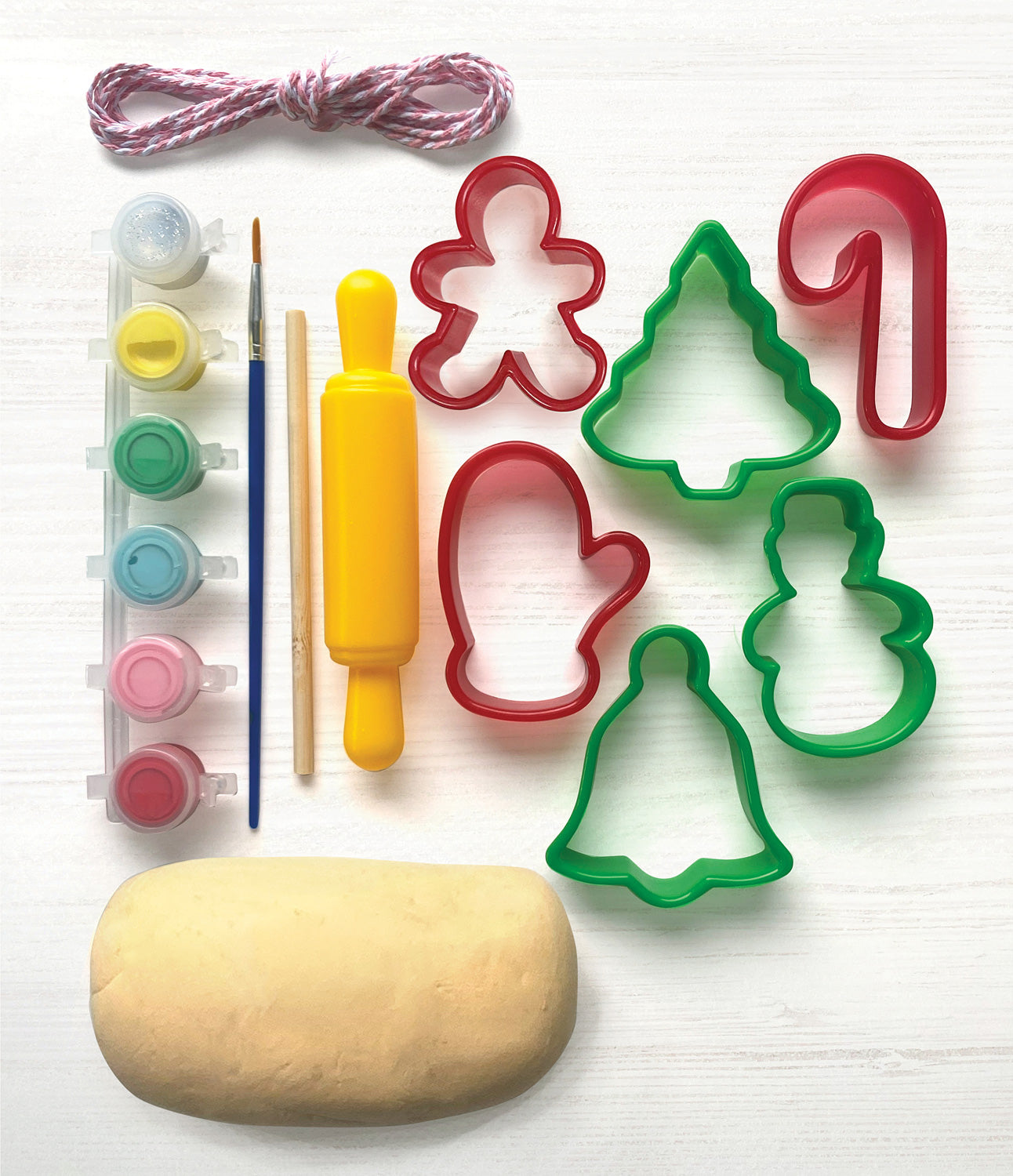 ORNAMENTS CLAY COOKIE MAKE & PAINT