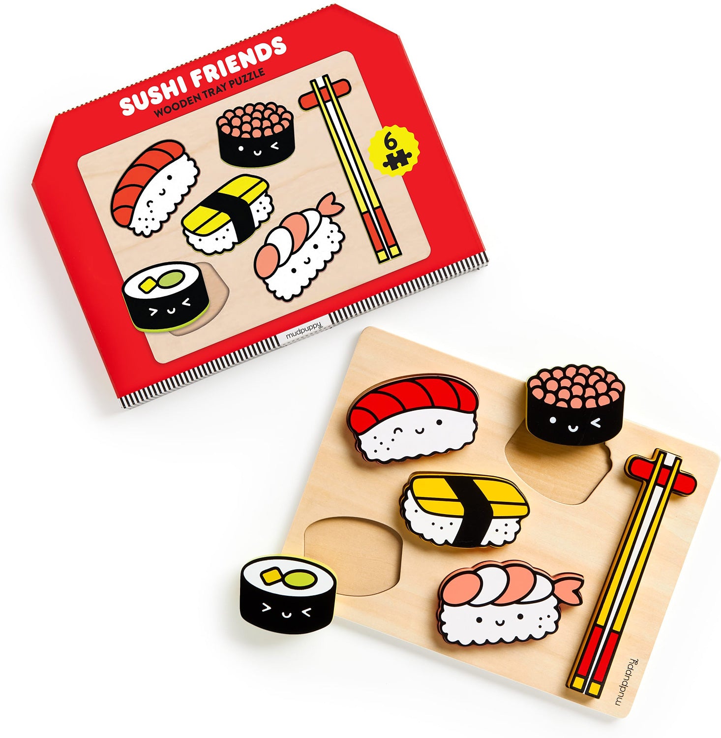 WOODEN PUZZLE SUSHI FRIENDS