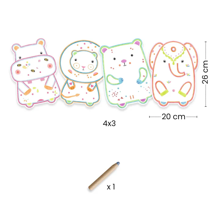 COLORING PAGES WILD ANIMALS