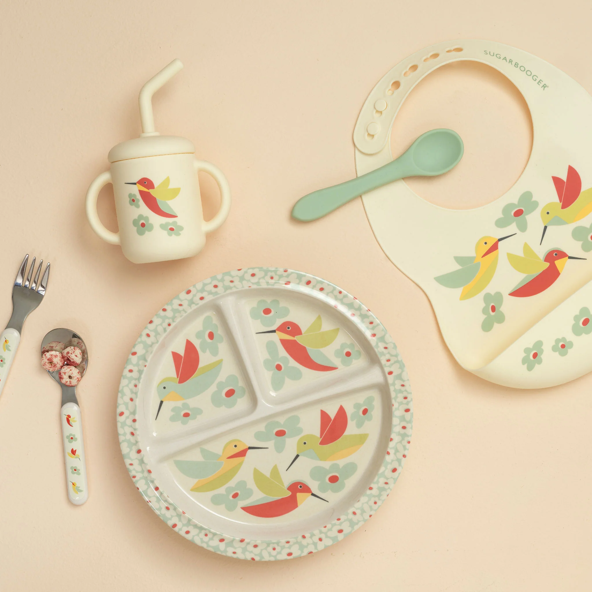 SIPPY CUP STRAW HUMMINGBIRD