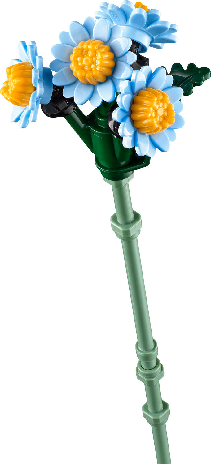 PRETTY PINK FLOWER BOUQUET BOTANICAL LEGO