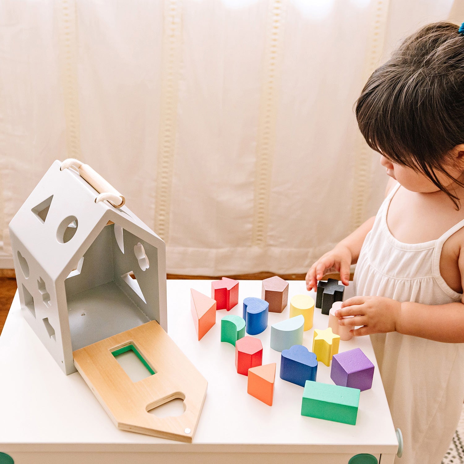 HOUSE SHAPED WOOD SORTER