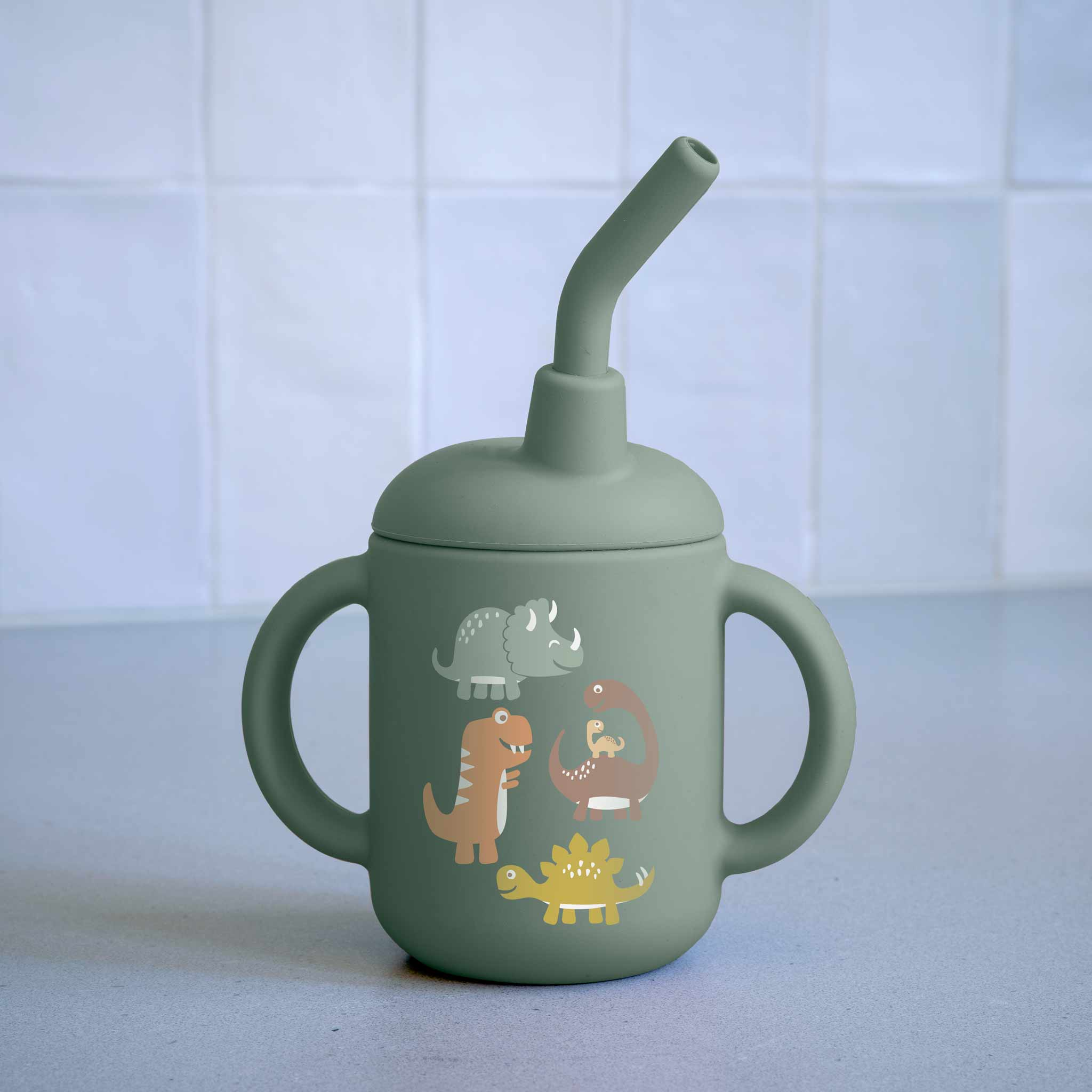 SIPPY CUP STRAW DINOSAUR