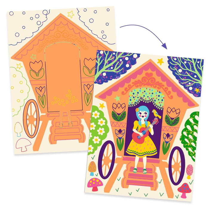 SCRATCH CARDS WACKY HOUSES