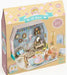 Merry Woodland Magnetic Dress-Up toy packaging featuring a colorful illustrated fox in a Christmas-themed forest scene with a red header and product title at the top.
