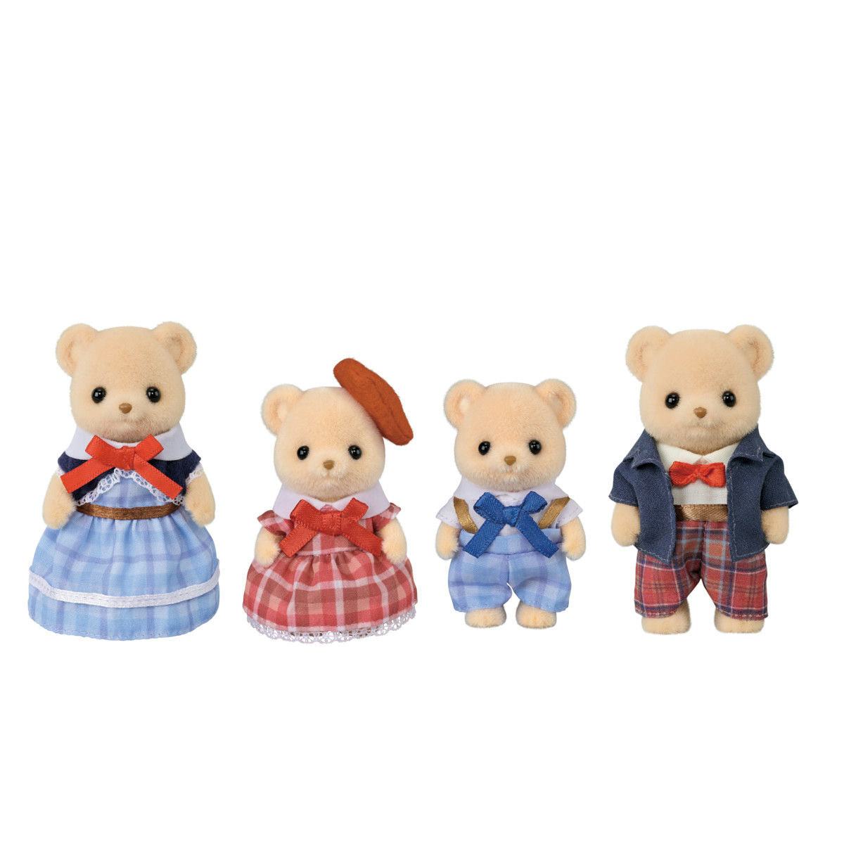 CALICO  FAMILY BISCUIT BEAR