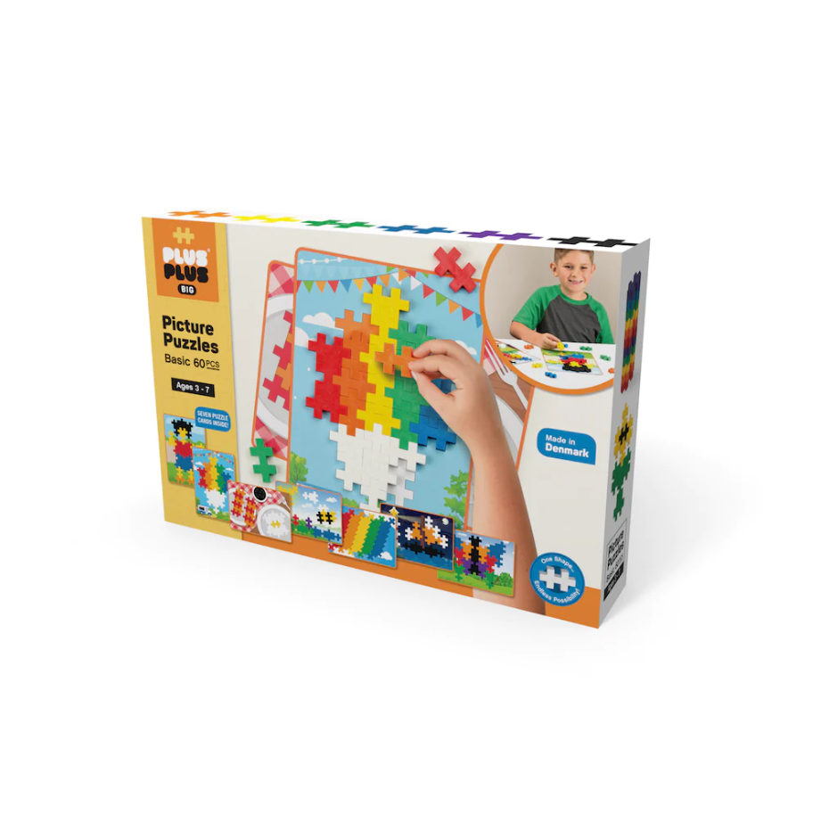 BIG BASIC PICTURE PUZZLES PLUS PLUS — Clothes Pony