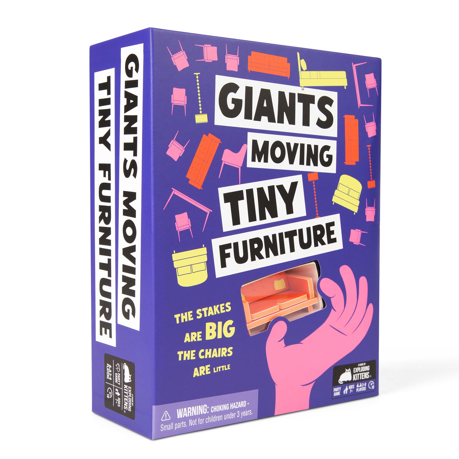 GIANTS MOVING TINY FURNITURE GAME