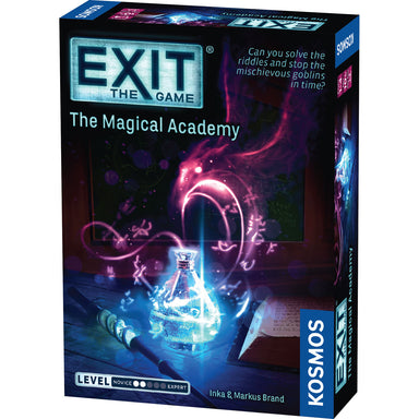Exit the Game: The Magical Academy box with a mystical design and Kosmos branding.