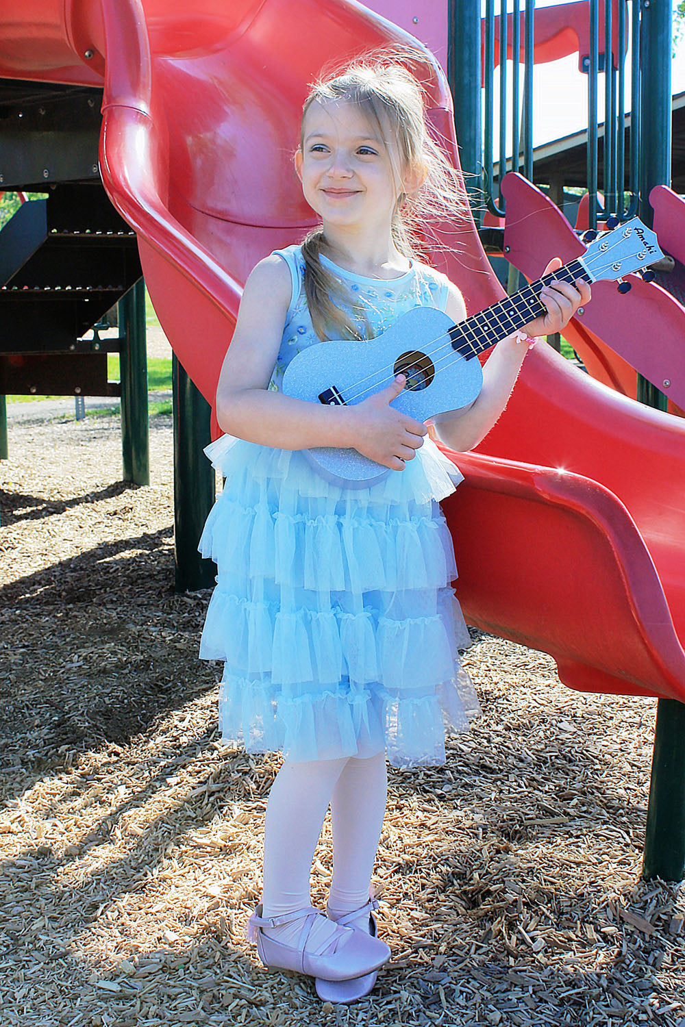 UKULELE BLUE GLITTER MOONBEAM