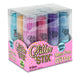 Box of Glitter Stix with colorful sticks inside on a white background