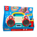 Pixelz Sing-Along Pixel Boombox toy packaging with Hape logo on a white background