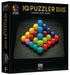 IQ Puzzler Deluxe Edition game box by Smart Games, featuring a black box with a pyramid of colorful balls on a dark surface and the title in gold text.