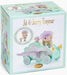 Merry Woodland Magnetic Dress-Up toy packaging featuring a colorful illustrated fox in a Christmas-themed forest scene with a red header and product title at the top.