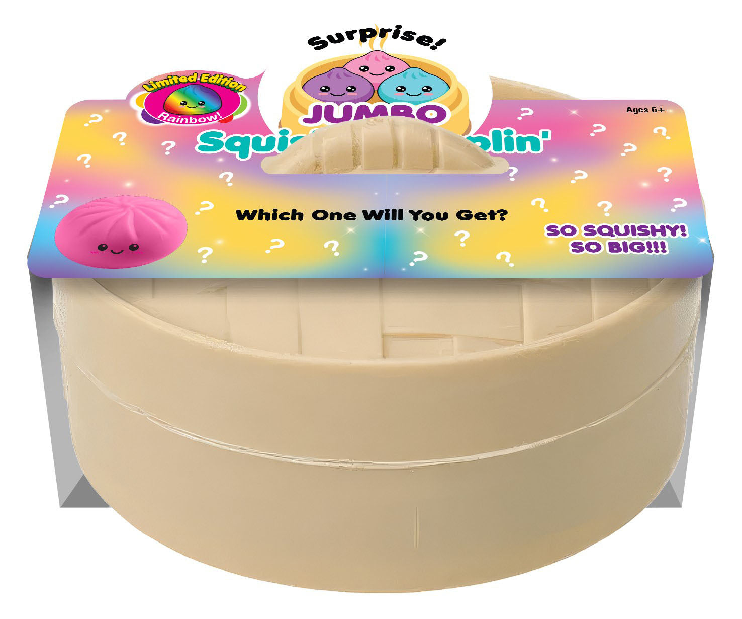 SQUISHY JUMBO DUMPLIN W CASE