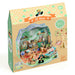 Boxed toy house with panda figures and furniture, featuring the brand 'My House' and 'Djeco'.