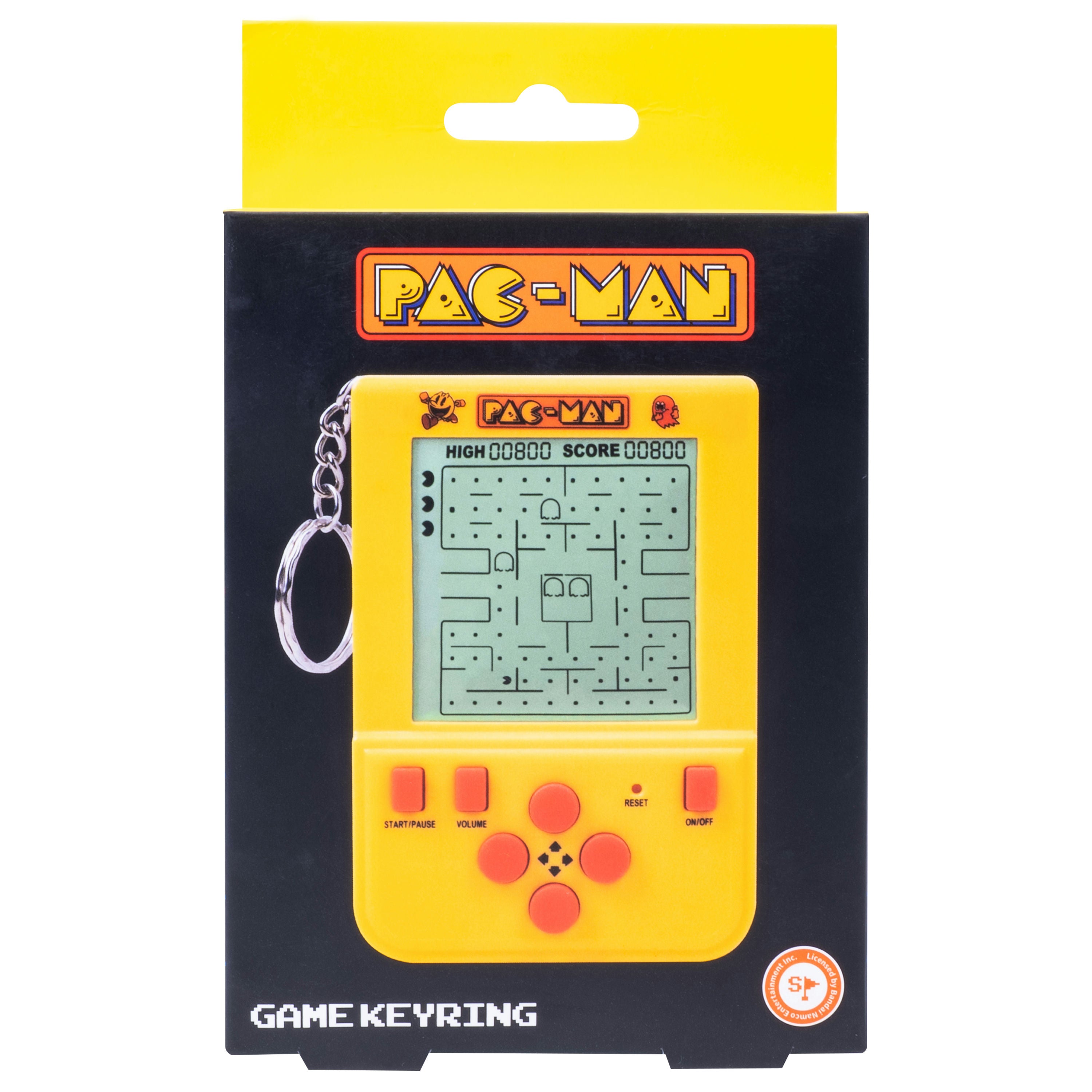 KEYRING PAC MAN ARCADE GAME
