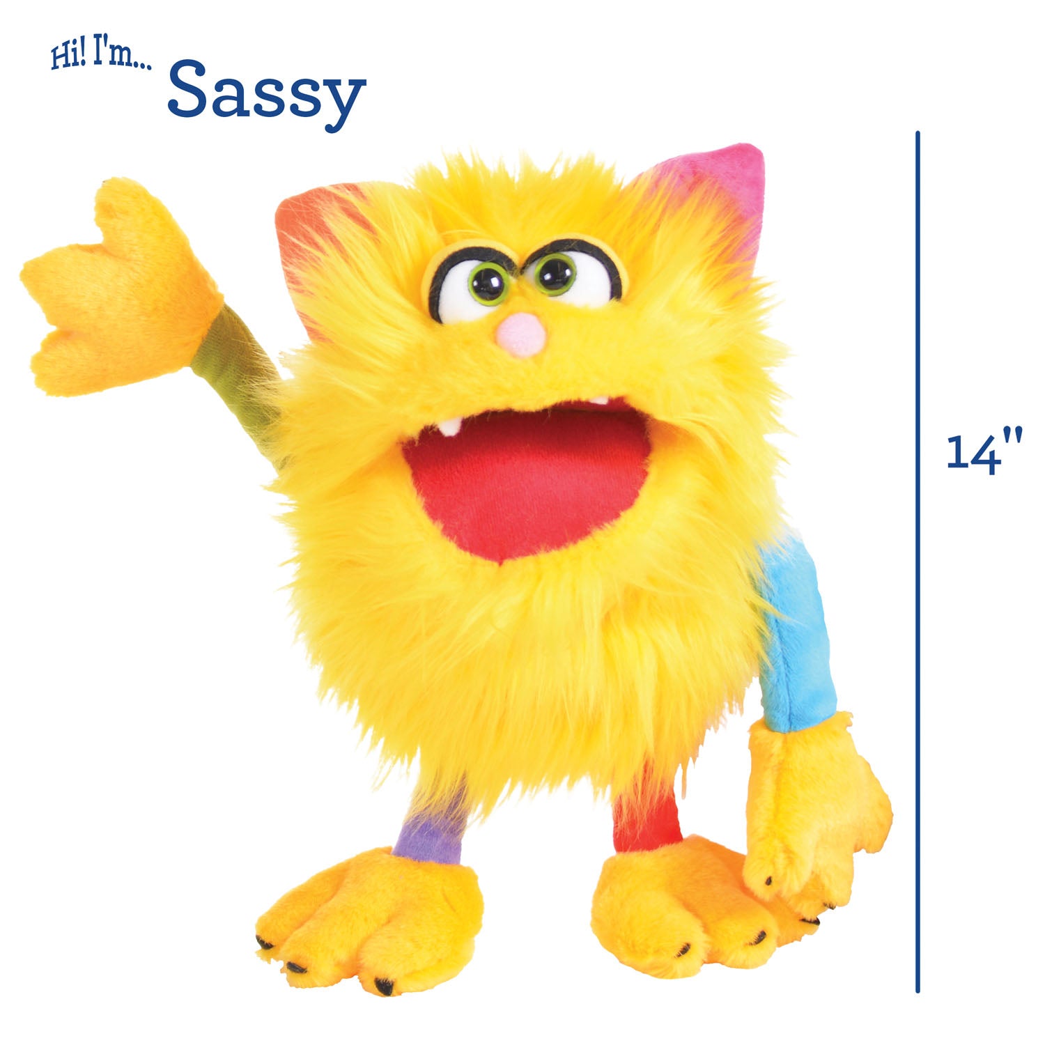 PUPPET LIVING - SASSY 14"