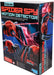 Box packaging for the KidzLabs Spider Spy Motion Detector toy, featuring red and black spider-shaped motion detector graphics on a dark background with bright red and blue text.