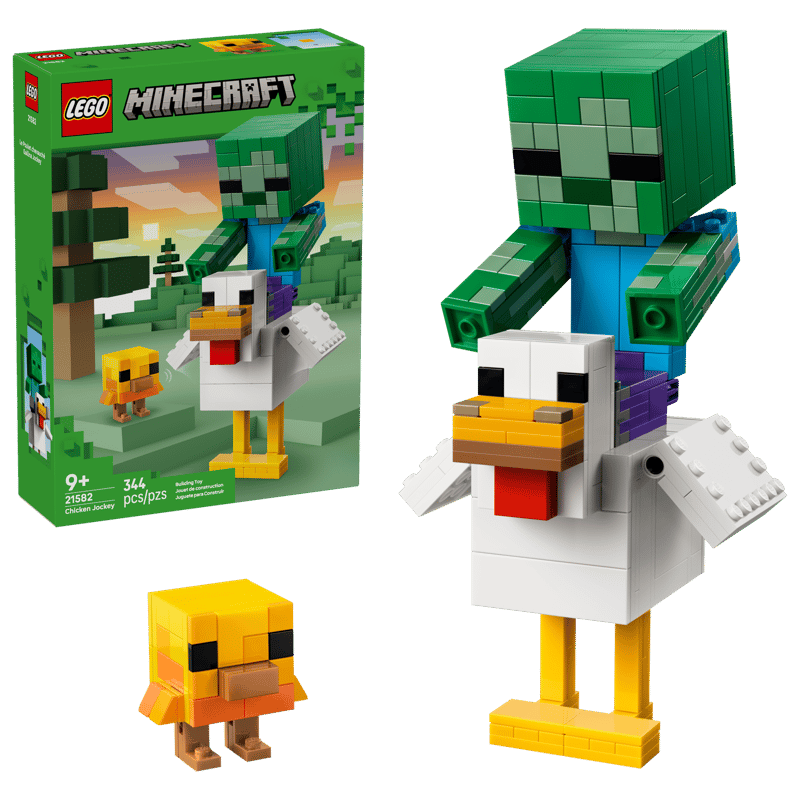 CHICKEN JOCKEY MINECRAFT LEGO