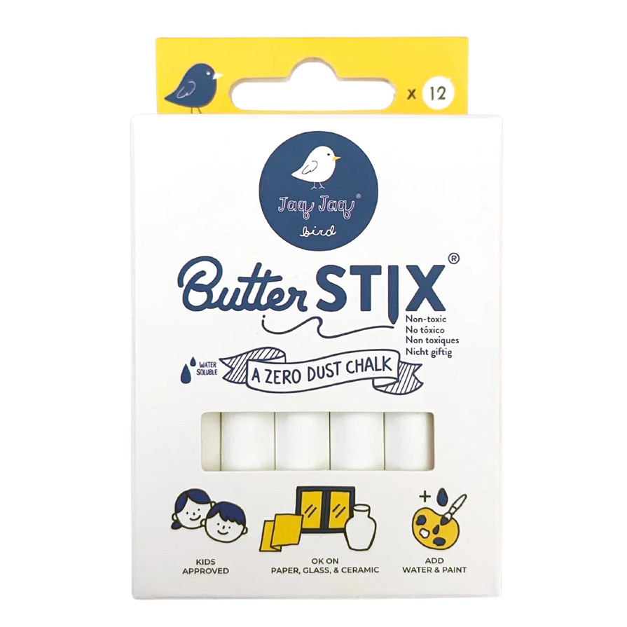 CHALK BUTTER STIX ZERO DUST 12 P