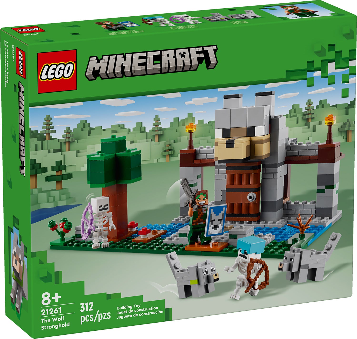 WOLF STRONGHOLD MINECRAFT LEGO