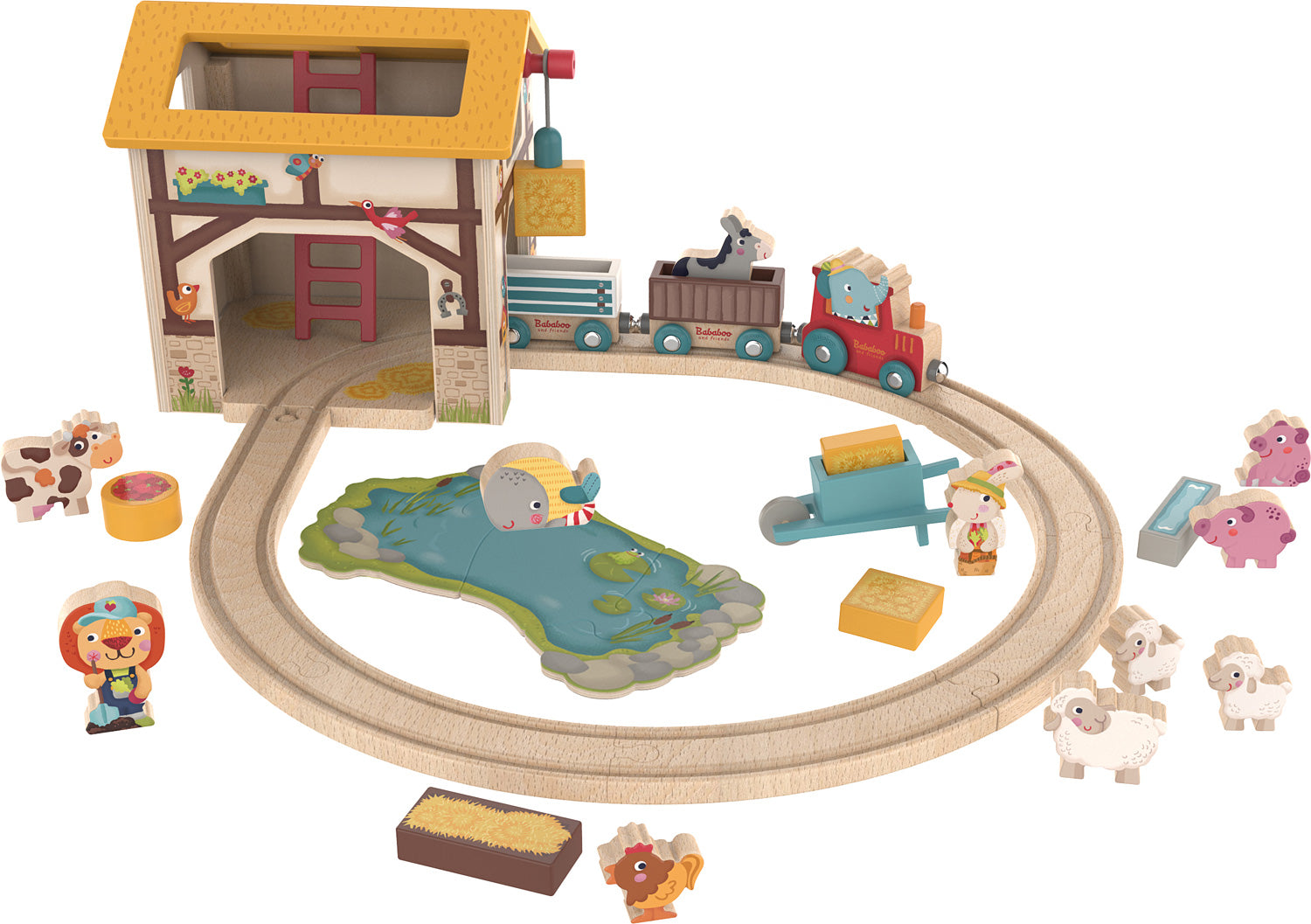 TRAIN FARM PLAY WORLD